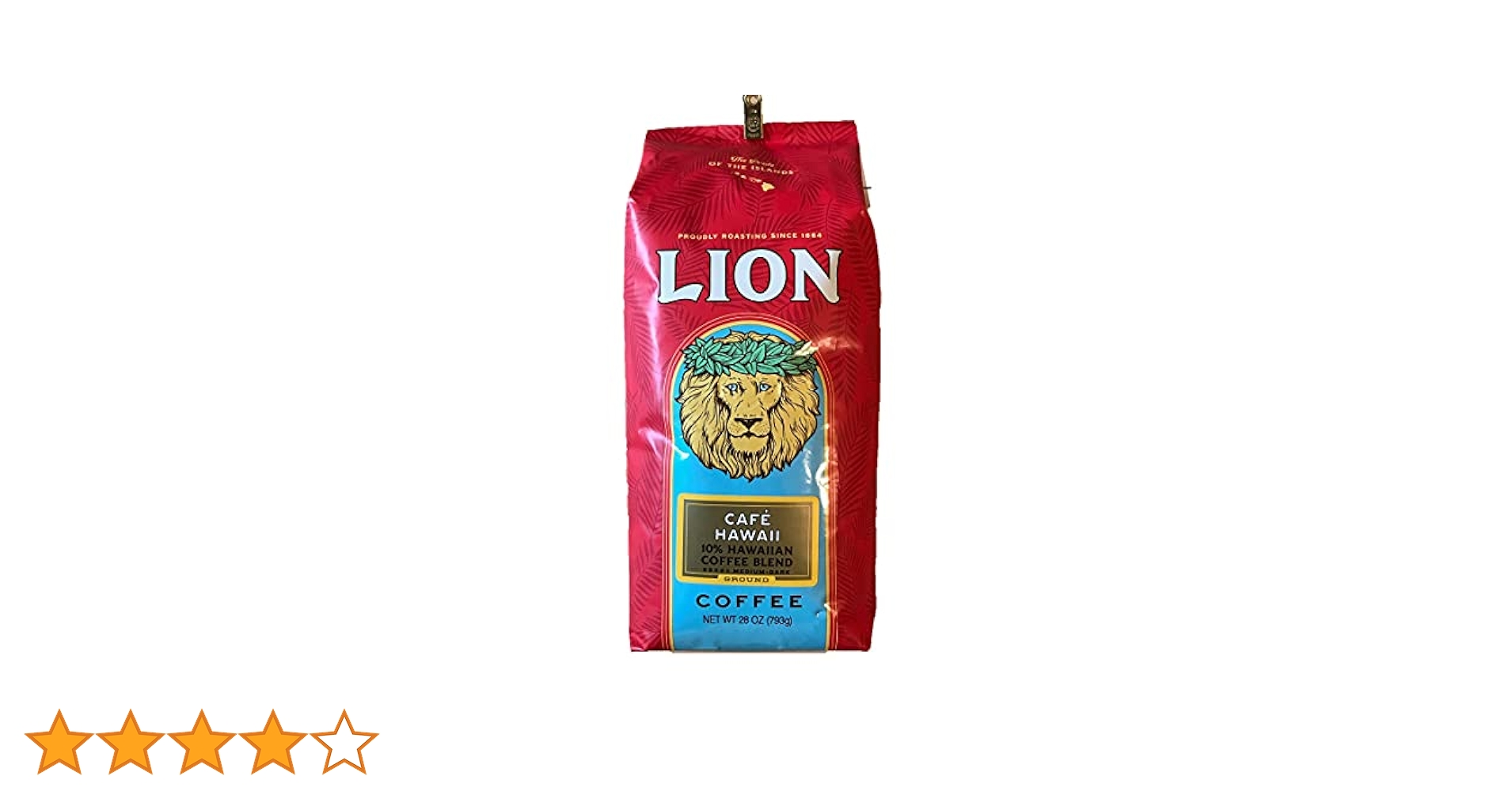 ライオンカフェハワイミディアムダークローストコーヒー粉 793g/パック×2個 Amazon.co.jp: Lion Cofe Hawaii ライオン カフェ ハワイ